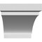 Ekena Millwork 4-in. W x 34-in. D x 40-in. H Merced Architectural Grade PVC Knee Brace BRCP04X34X40MRC - alternate 2